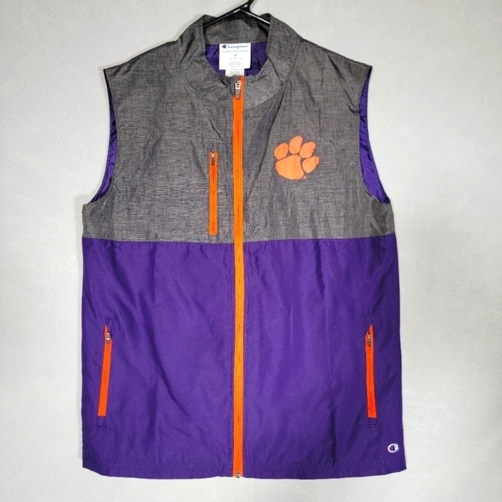NWOT Champion Mens Authentic Athleticwear Clemson Tigers Vest Size Medium